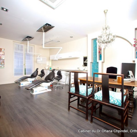Salle de soins du cabinet d'orthodontie paris