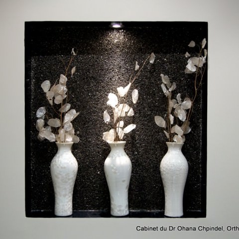 Décoration florale du cabinet du Dr Ohana-Chpindel